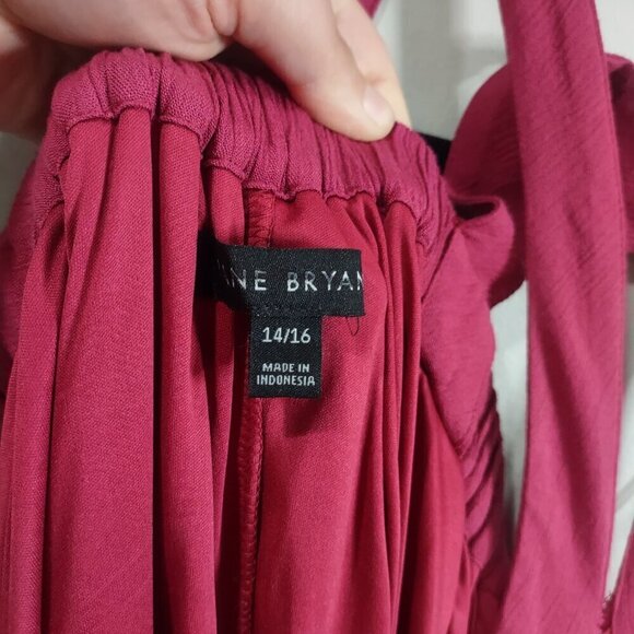 Women's Colorblock Maxi Dress Halter Size 14/16 Lane Bryant - Picture 5 of 8